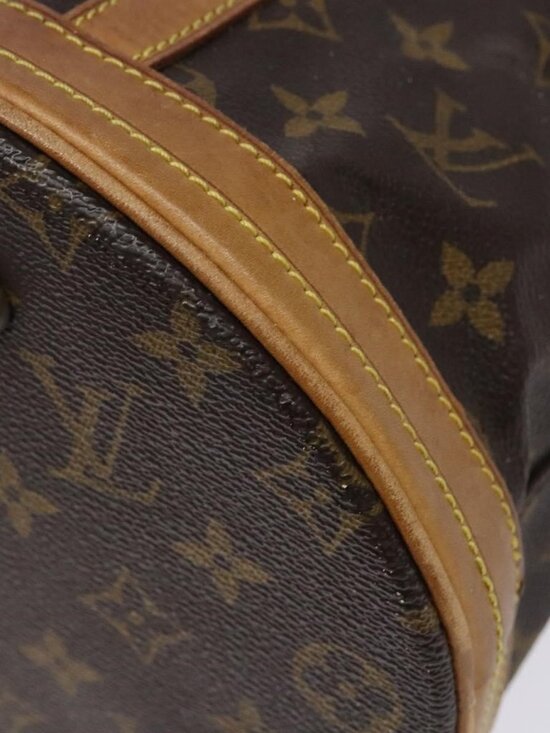 Authentic LOUIS VUITTON Monogram Bucket GM Shoulder Bag M42236 LV - Picture 2 of 16